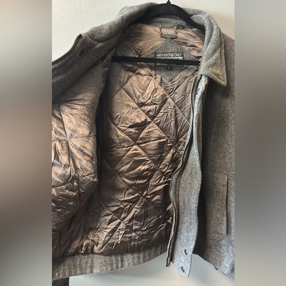 Vintage men’s Members Only 100% pure wool jacket size 46 (XL) - Picture 12 of 14